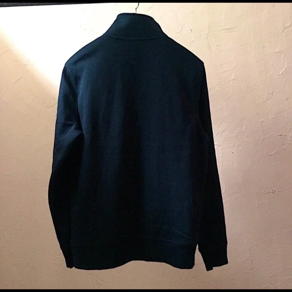 Michael Kors Midnight Turtleneck Sweatshirt Sweater 1/4 Zip Up MK NWT Logo - Picture 2 of 8